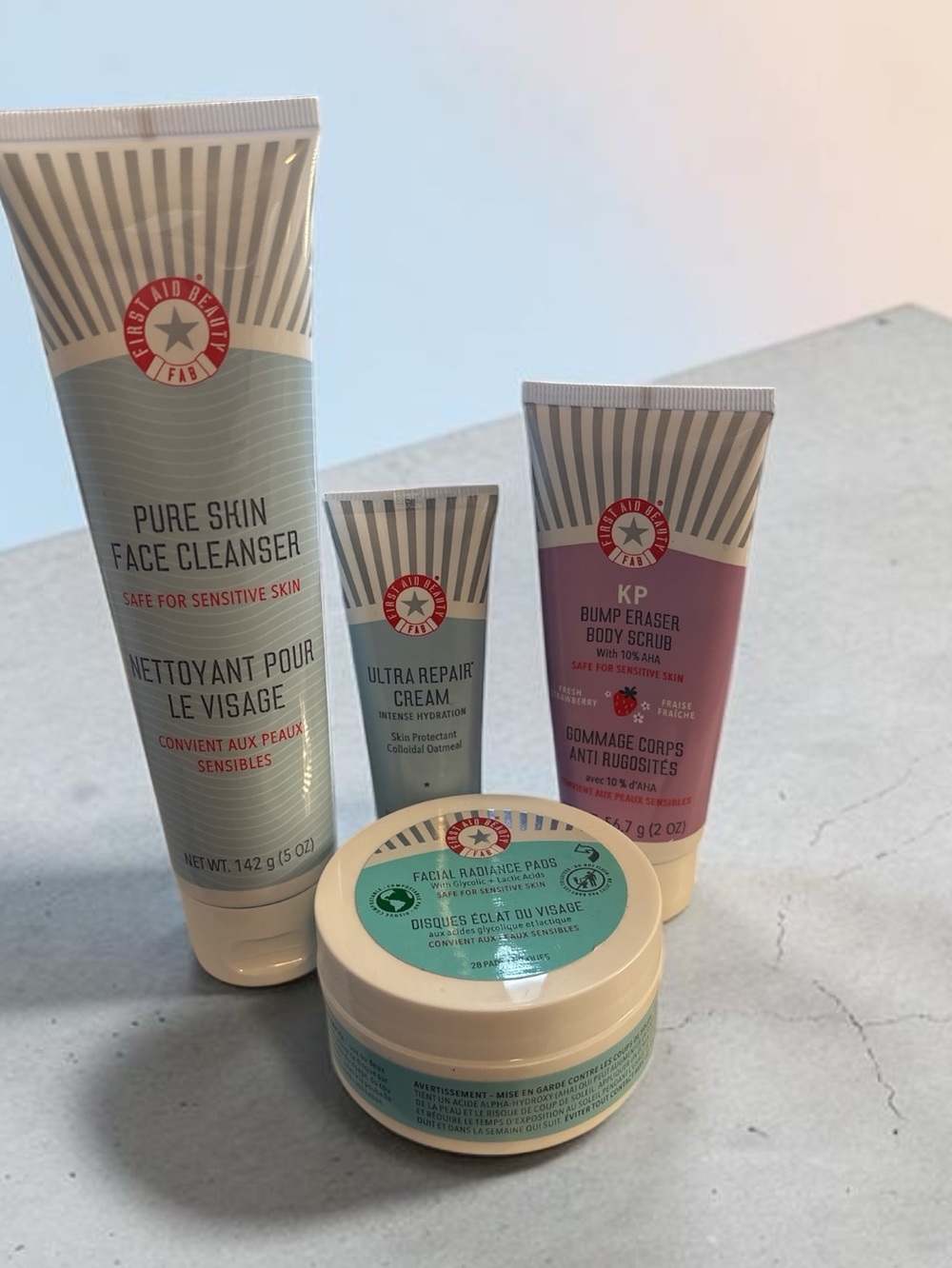 First Aid Beauty skincare bundle